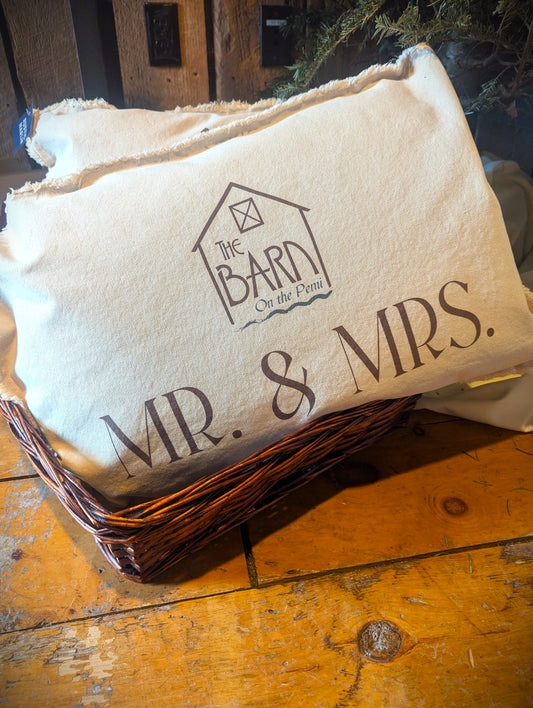 Pillow - Barn on the Pemi - Mr. & Mrs.
