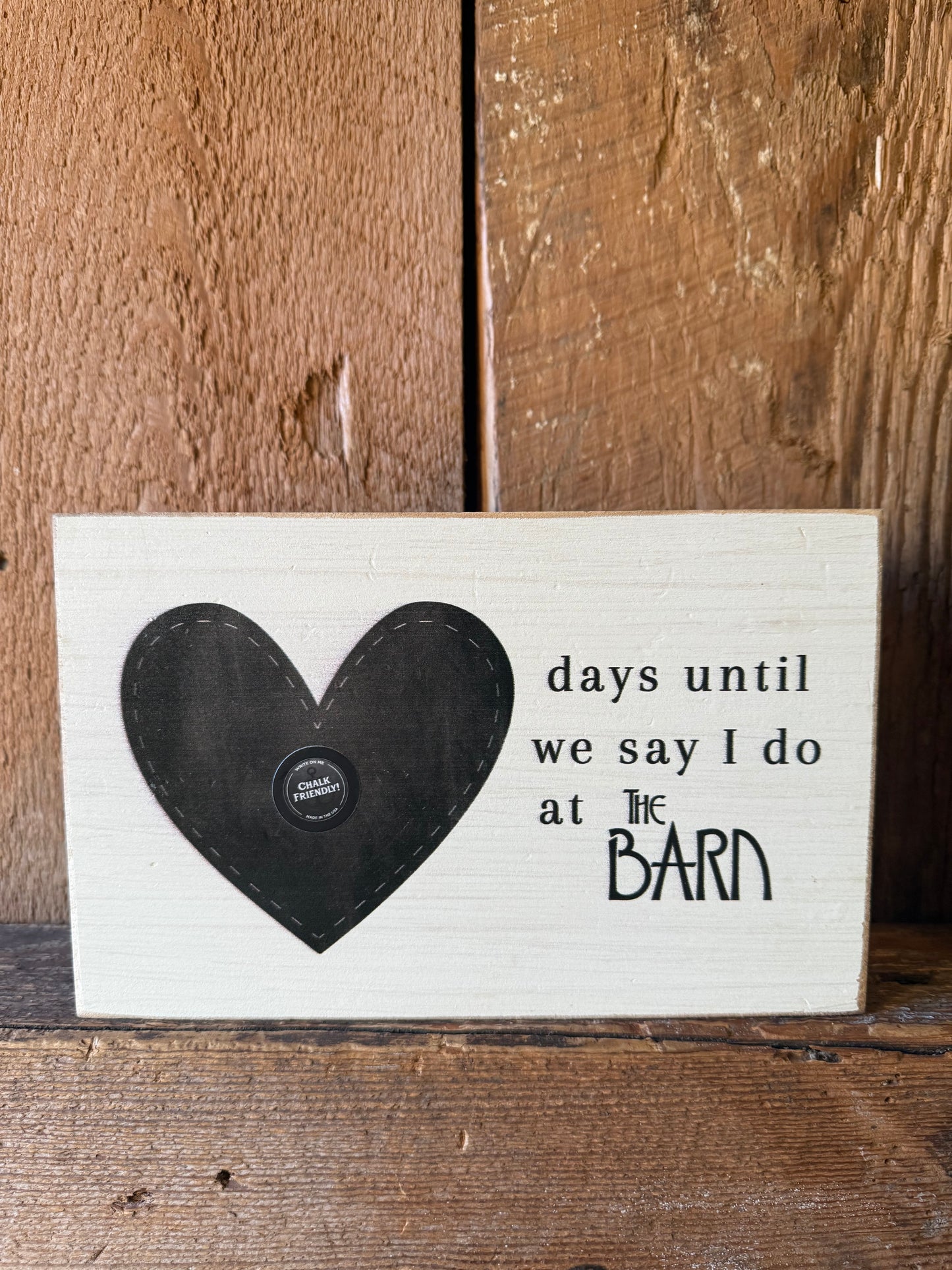 Wooden Signs- Days Until We Do...-Barn on the Pemi
