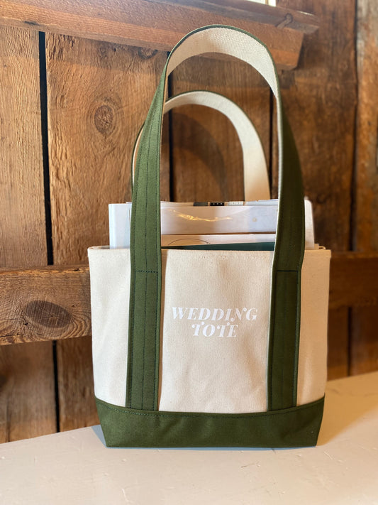 Apparel- Canvas Tote - Medium- Wedding Tote