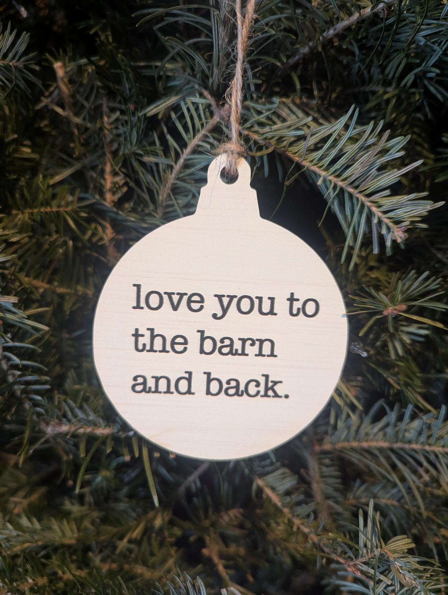 Wooden Ornaments - Barn on the Pemi