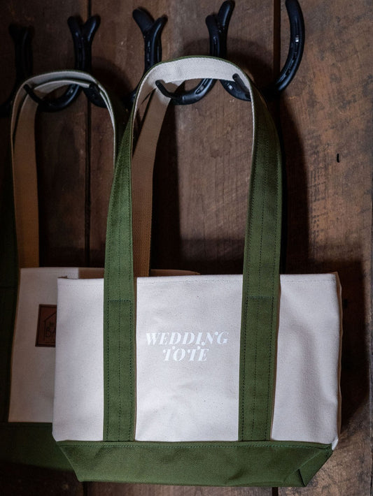 Apparel- Canvas Tote - Small- Wedding Tote