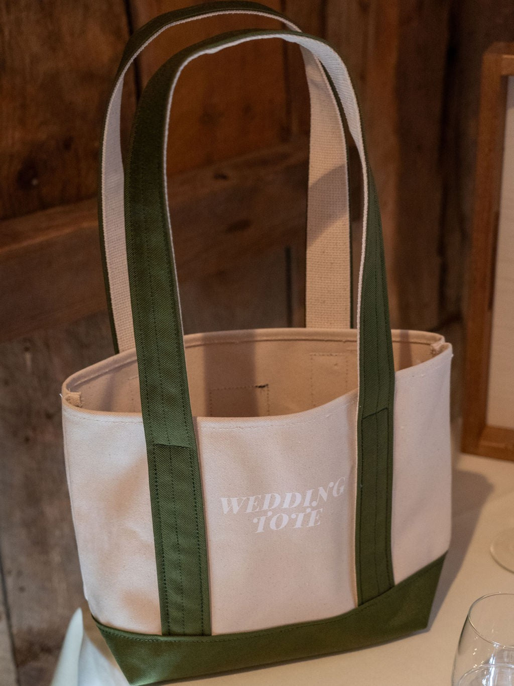 Apparel- Canvas Tote - Medium- Wedding Tote
