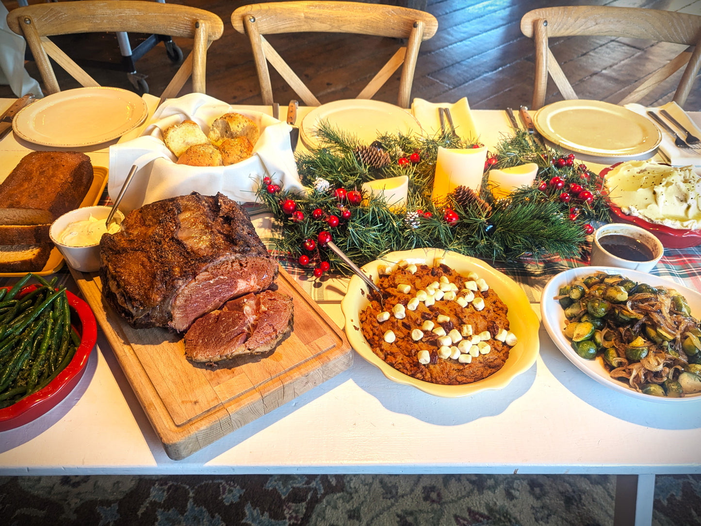 Herb-Roasted Prime Rib Dinner - Four Person Meal- Dec 23rd Pick-up