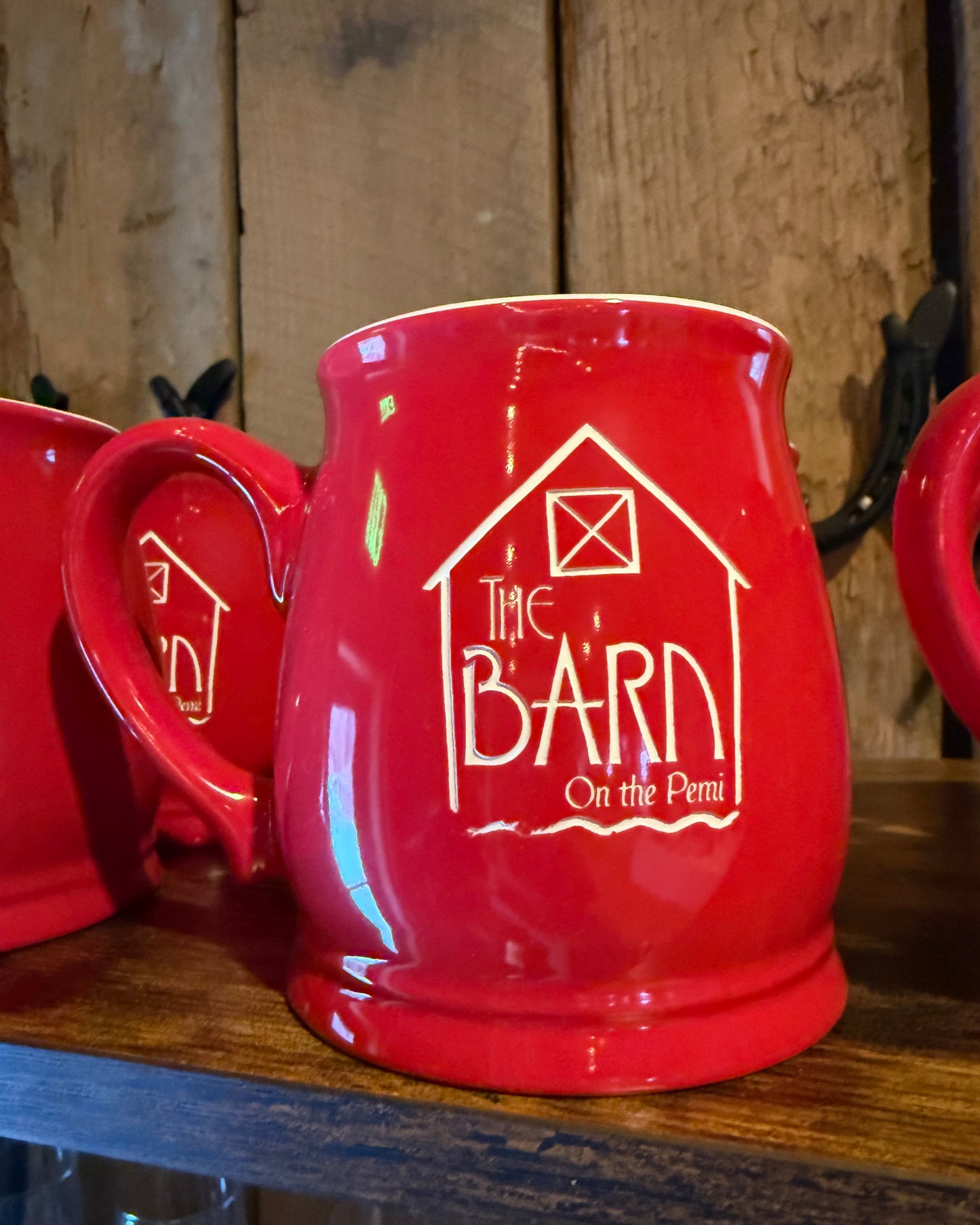 Glassware-Ceramic Mug - Barn Logo