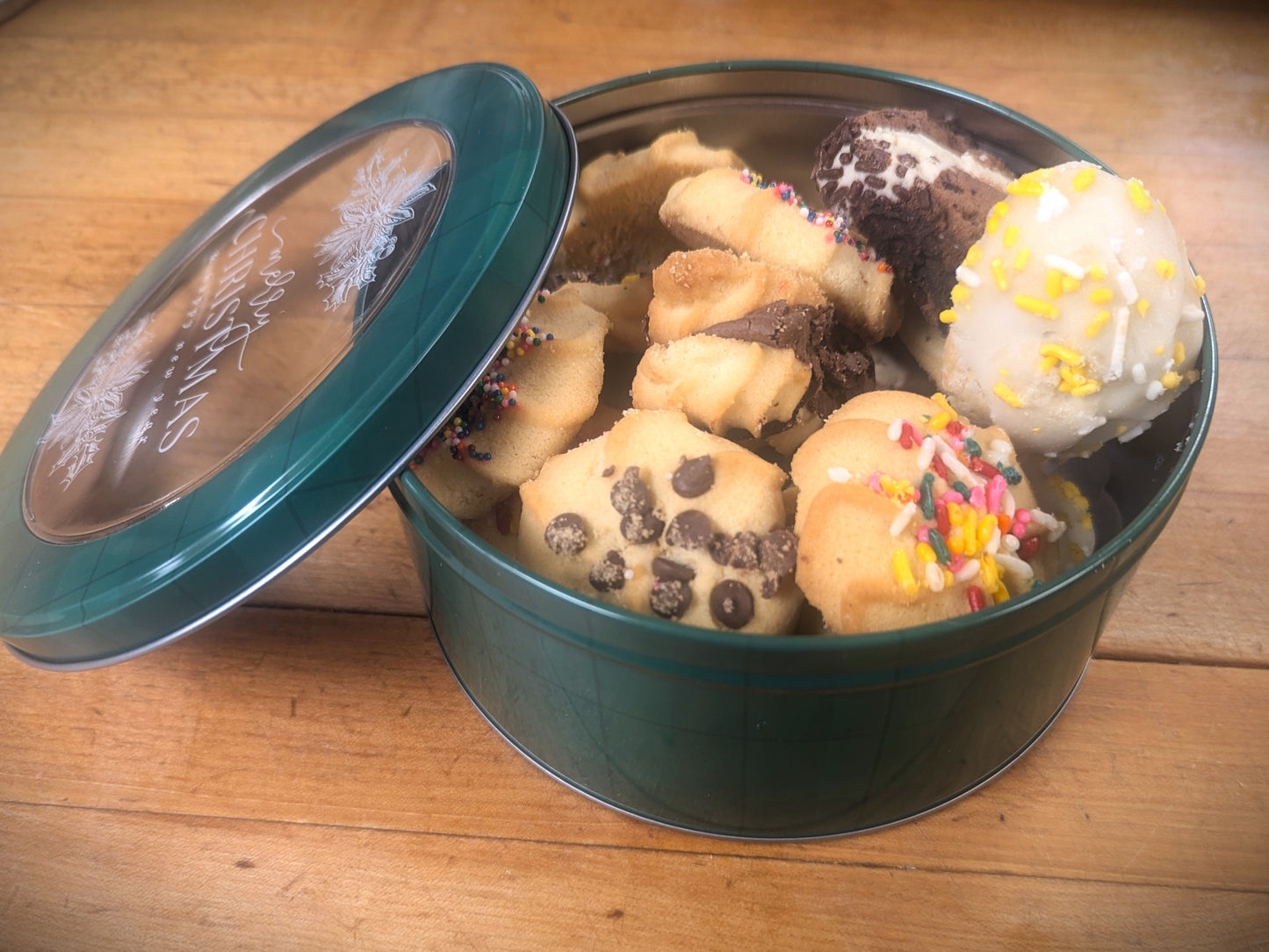 Meal Enhancement-Dessert - Holiday Cookie Tins